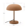 Terakotová stolní lampa Kave Home Arinda