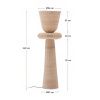 Ratanová stojací lampa Kave Home Neuda 140 cm