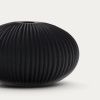 Šedá skleněná váza Kave Home Nivra 15 cm -fv-interier-25