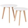 Set dvou konferenčních stolků WLL BODINE 40/50 cm