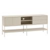 Krémový TV stolek Teulat Platt 175 x 45 cm