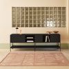 Černý TV stolek Teulat Platt 220 x 45 cm -fv-interier-25