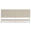 457677 3 kremova komoda teulat platt 220 x 45 cm