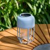 Tyrkysová kovová solární LED lampa Light No. 1 -fv-interier-25