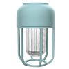 Tyrkysová kovová solární LED lampa Light No. 1