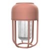 Růžová kovová solární LED lampa Light No. 1