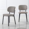 Pískově hnědá čalouněná jídelní židle Unique Furniture Fowler -fv-interier-25