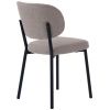 Pískově hnědá čalouněná jídelní židle Unique Furniture Fowler
