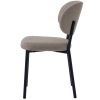 Pískově hnědá čalouněná jídelní židle Unique Furniture Fowler