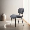 Tmavě šedá bouclé jídelní židle Unique Furniture Buffalo -fv-interier-25