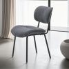 Tmavě šedá bouclé jídelní židle Unique Furniture Buffalo -fv-interier-25
