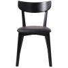 Černá dubová jídelní židle Unique Furniture Pero