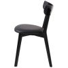Černá dubová jídelní židle Unique Furniture Pero