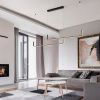 Černé kovové závěsné LED světlo Nova Luce Strita 150 cm -fv-interier-25
