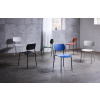 Modrá kovová jídelní židle Unique Furniture Kirkland -fv-interier-25
