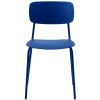 Modrá kovová jídelní židle Unique Furniture Kirkland