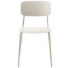 Béžovošedá kovová jídelní židle Unique Furniture Kirkland