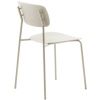 Béžovošedá kovová jídelní židle Unique Furniture Kirkland