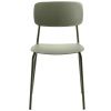 Zelená kovová jídelní židle Unique Furniture Kirkland
