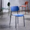 Terakotově červená kovová jídelní židle Unique Furniture Kirkland -fv-interier-25