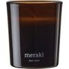 Set dvou sójových vonných svíček Meraki Dark Wood