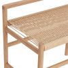 Dubová lavice Heritage 60 cm s výpletem -fv-interier-25