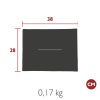 Třešňově červený podsedák Fermob Basics 38 x 28 cm