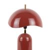 Červená kovová stolní lampa Querido -fv-interier-25