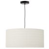 Bílé závěsné stínidlo Kave Home Dulan 65 cm