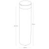Bílý kovový box na ubrousky Yamazaki Tower 6,8 cm
