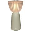 Světle šedá nabíjecí stolní LED lampa Fermob Swiing 20 cm