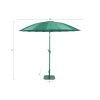 Zelený slunečník ZUIVER SUNBRELLA 250 cm se stojanem