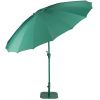 Zelený slunečník ZUIVER SUNBRELLA 250 cm se stojanem