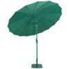 Zelený slunečník ZUIVER SUNBRELLA 250 cm se stojanem