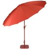 Červený slunečník ZUIVER SUNBRELLA 250 cm se stojanem