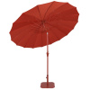 Červený slunečník ZUIVER SUNBRELLA 250 cm se stojanem