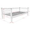 Dubová postel Vipack Forrest II. 90 x 200 cm