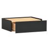 Černý dubový závěsný noční stolek Teulat Arista 50 x 35 cm