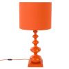 Kovová stolní lampa When Orange is King 78 cm