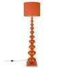 Kovová stojací lampa When Orange is King 150 cm