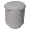 Šedý čalouněný taburet Somcasa Lyan 40 cm -fv-interier-25