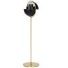 Zlato-černá Kovová stojací lampa Gubi Multi-Lite 148 cm