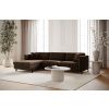 Sametová rozkládací pohovka Gloria 280 cm, levá -fv-interier-25