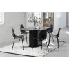 Černý dubový jídelní stůl Unique Furniture Nola 180 x 95 cm -fv-interier-25