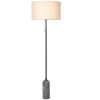 Šedá mramorová stojací lampa Gubi Gravity 155 cm