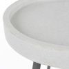 Bílý Mramorový odkládací stolek WLL KARRARA 33 cm -fv-interier-25