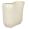 Béžová Keramická váza dutchbone EDNA 18 cm