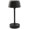 Kovová nabíjecí stolní LED lampa LEDA