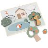 Dřevěné puzzle Deer friends