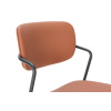 Červená koženková barová židle Marckeric Maika 68 cm -fv-interier-25